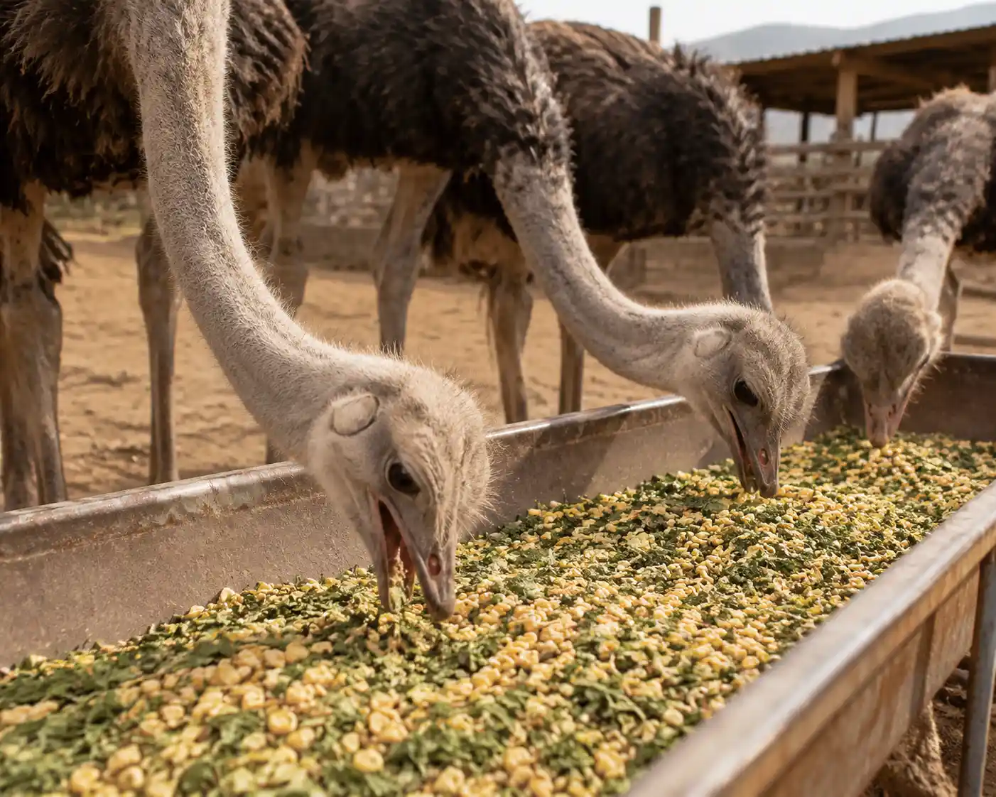شترمرغ چه میخورد
