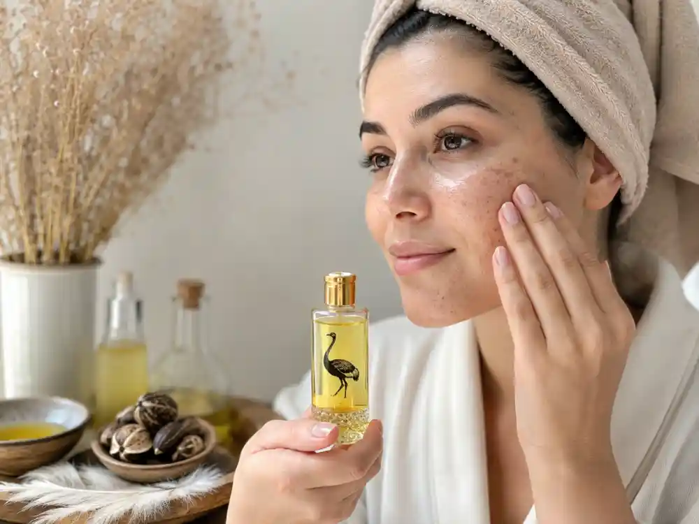 طریقه مصرف روغن شترمرغ برای پوست صورت