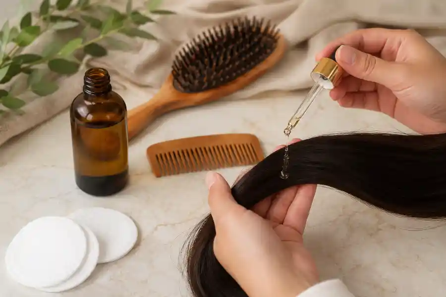 طریقه مصرف روغن شترمرغ برای مو