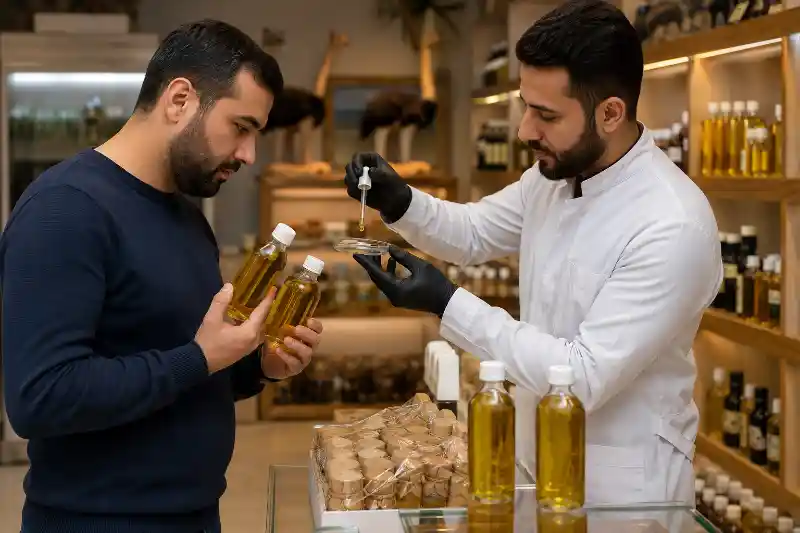 قیمت روغن شترمرغ کیلویی
