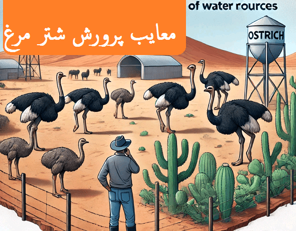 معایب پرورش شتر مرغ