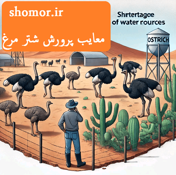 معایب پرورش شتر مرغ