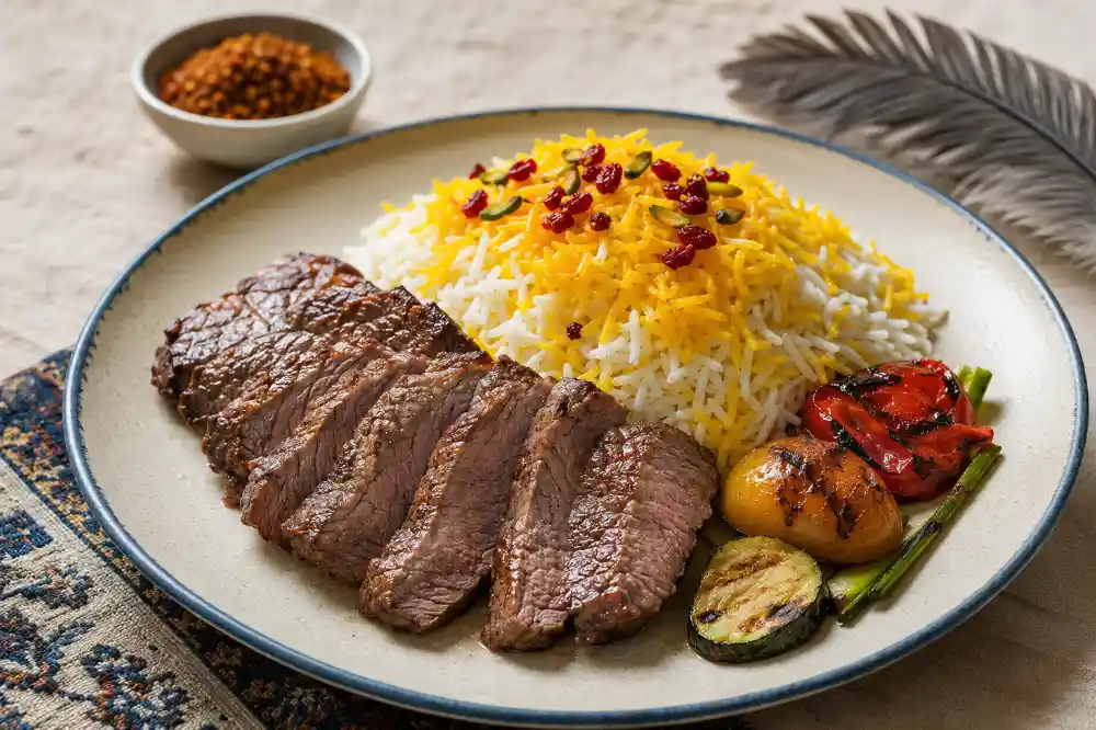 طبع گوشت شترمرغ